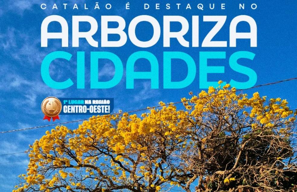 Catalão conquista 1º lugar no Edital Arboriza Cidades