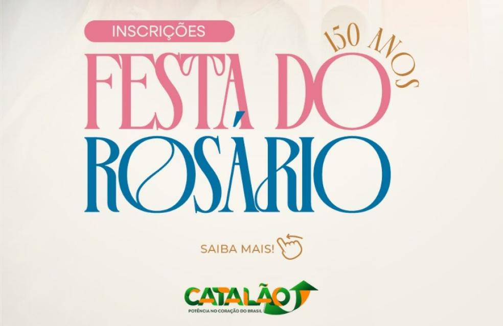 Prefeitura de Catalão inicia inscrição para barracas da Festa do Rosário
